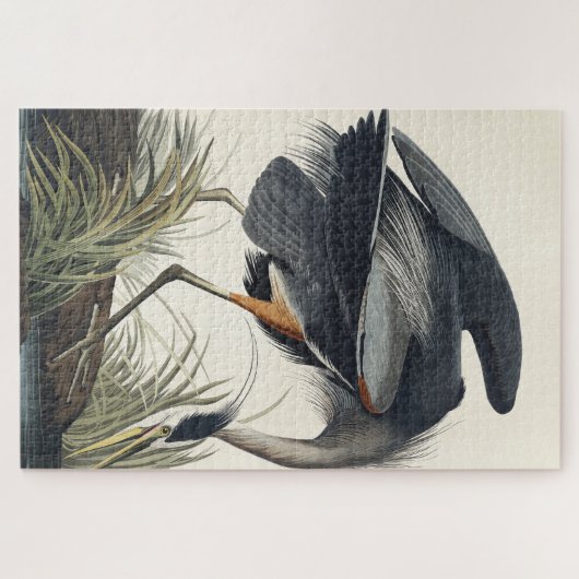 Great Blue Heron aus Birds of America Puzzle (Horizontal)