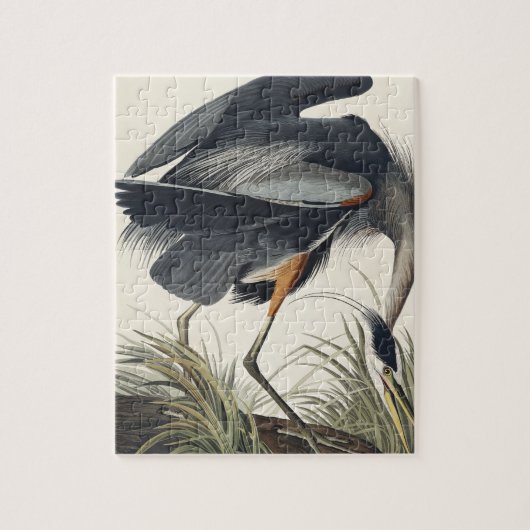 Great Blue Heron aus Birds of America Puzzle (Vertikal)
