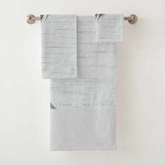 Great Blue Heron Badhandtuch Set (Insitu)