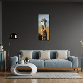 Great Blue Heron - Beach Bird - Paradies - Foto Leinwanddruck