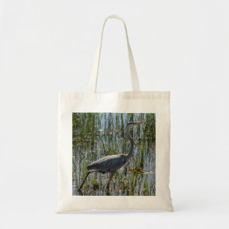 Great Blue Heron Bird Closeup Foto Tragetasche