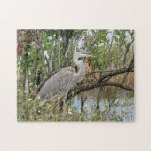 Great Blue Heron - Bird Jigsaw Puzzle (Horizontal)