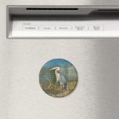 Great Blue Heron Bird Magnet (In Situ (Geschirrspüler))