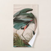 Great Blue Heron Birds of America Audubon Print Badhandtuch Set (Handtuch)