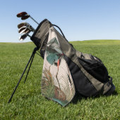 Great Blue Heron Birds of America Audubon Print Golfhandtuch (Gras)