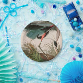 Great Blue Heron Birds of America Audubon Print Pappteller (Party)