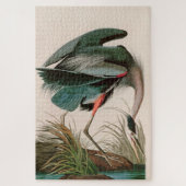 Great Blue Heron Birds of America Audubon Print Puzzle (Vertikal)