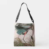Great Blue Heron Birds of America Audubon Print Tragetaschen Mit Langen Trägern (Rückseite)