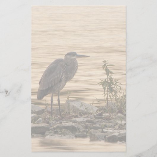 Great Blue Heron Briefpapier (Vorderseite)