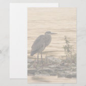 Great Blue Heron Briefpapier (Vorne/Hinten)