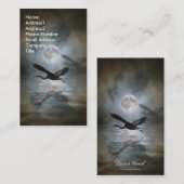 Great Blue Heron Business Card Visitenkarte (Vorne/Hinten)