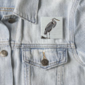 Great Blue Heron Button (Beispiel)
