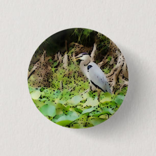 Great Blue Heron Button