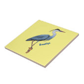 Great blue heron cartoon illustration  fliese (Seite)