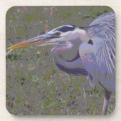 Great Blue Heron Challenge Getränkeuntersetzer (Vorderseite)