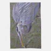 Great Blue Heron Challenge Küchentuch (Vertikal)
