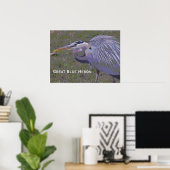 Great Blue Heron Challenge Poster (Heimbüro)