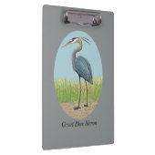 Great Blue Heron Clipboard Klemmbrett (Rechts)