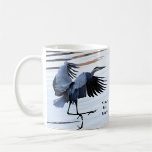 Great Blue Heron Coffee Tasse