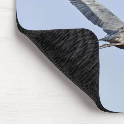 Great Blue Heron Coffee Tasse Mousepad (Ecke)