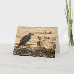 Great Blue Heron Dankeskarte