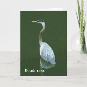 Great Blue Heron Dankeskarte