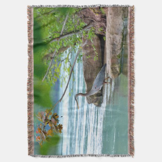 Great Blue Heron Decke (Vorderseite Vertikal)