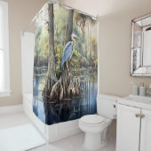 Great Blue Heron Duschvorhang (Beispiel)