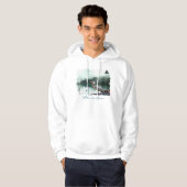Great Blue Heron, Egret, Crow & Dragonfly Hoodie (Vorne ganz)