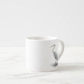 Great Blue Heron Espresso Tasse (Vorderseite Rechts)