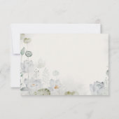 Great Blue Heron Ethereal UAWG RSVP Karte (Rückseite)