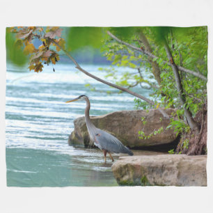 Great Blue Heron Fleecedecke