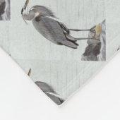Great Blue Heron Fleecedecke (Ecke)