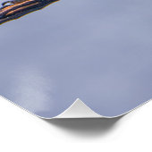 Great Blue Heron Flight Wildlife Bird Photography Poster (Ecke)