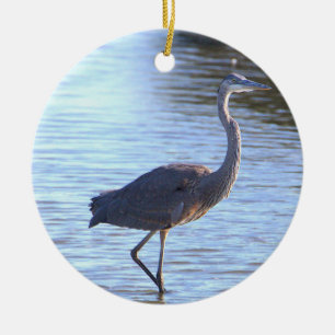 Great Blue Heron Foto Ornament