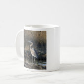 Great Blue Heron Foto Tasse (Vorderseite Links)