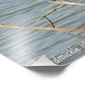 Great Blue Heron Fotodruck (Ecke)