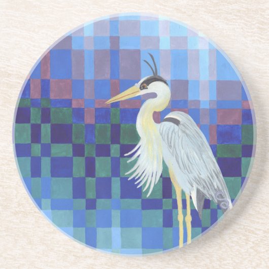 Great Blue Heron Getränkeuntersetzer (Vorne)