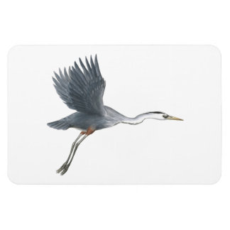 Great Blue Heron in Flight Flexi Magnet