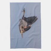 Great Blue Heron in Flug Handtuch (Vertikal)