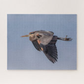 Great Blue Heron in Flug Puzzle (Horizontal)