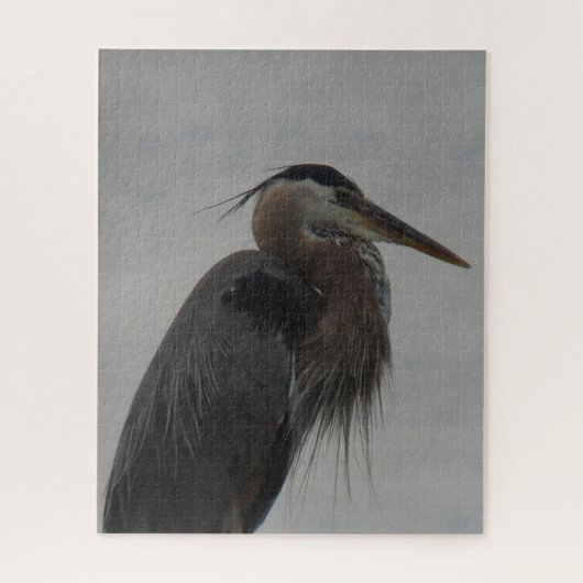 Great Blue Heron Jigsaw Puzzle (Vertikal)