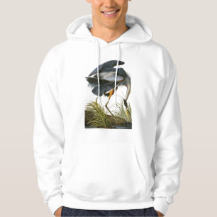 Great Blue Heron, John James Audubon Hoodie