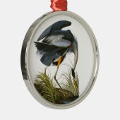 Great Blue Heron, John James Audubon Silbernes Ornament (Rechts)