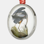Great Blue Heron, John James Audubon Silbernes Ornament (Links)