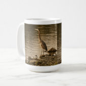 Great Blue Heron Kaffeetasse (Vorderseite Links)