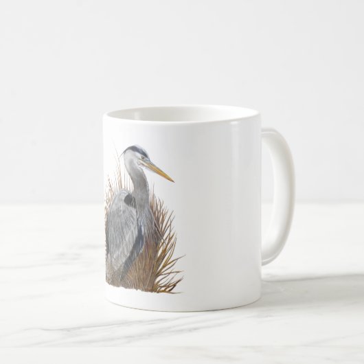 Great Blue Heron Kaffeetasse (VorderseiteRechts)