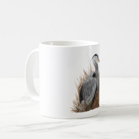 Great Blue Heron Kaffeetasse (Vorderseite Links)
