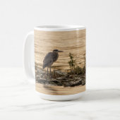 Great Blue Heron Kaffeetasse (Vorderseite Links)