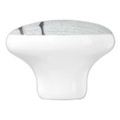 Great Blue Heron Keramikknauf (Seitenansicht)